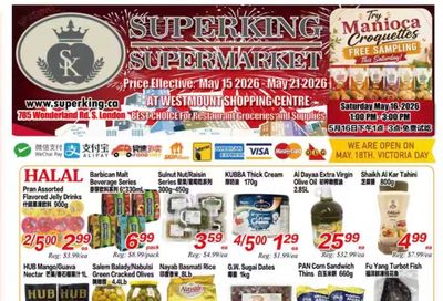Superking Supermarket (London) Flyer May 15 to 21
