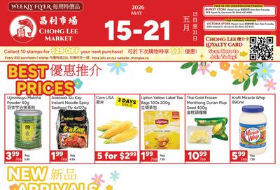 Chong Lee Market Flyer May 15 to 21