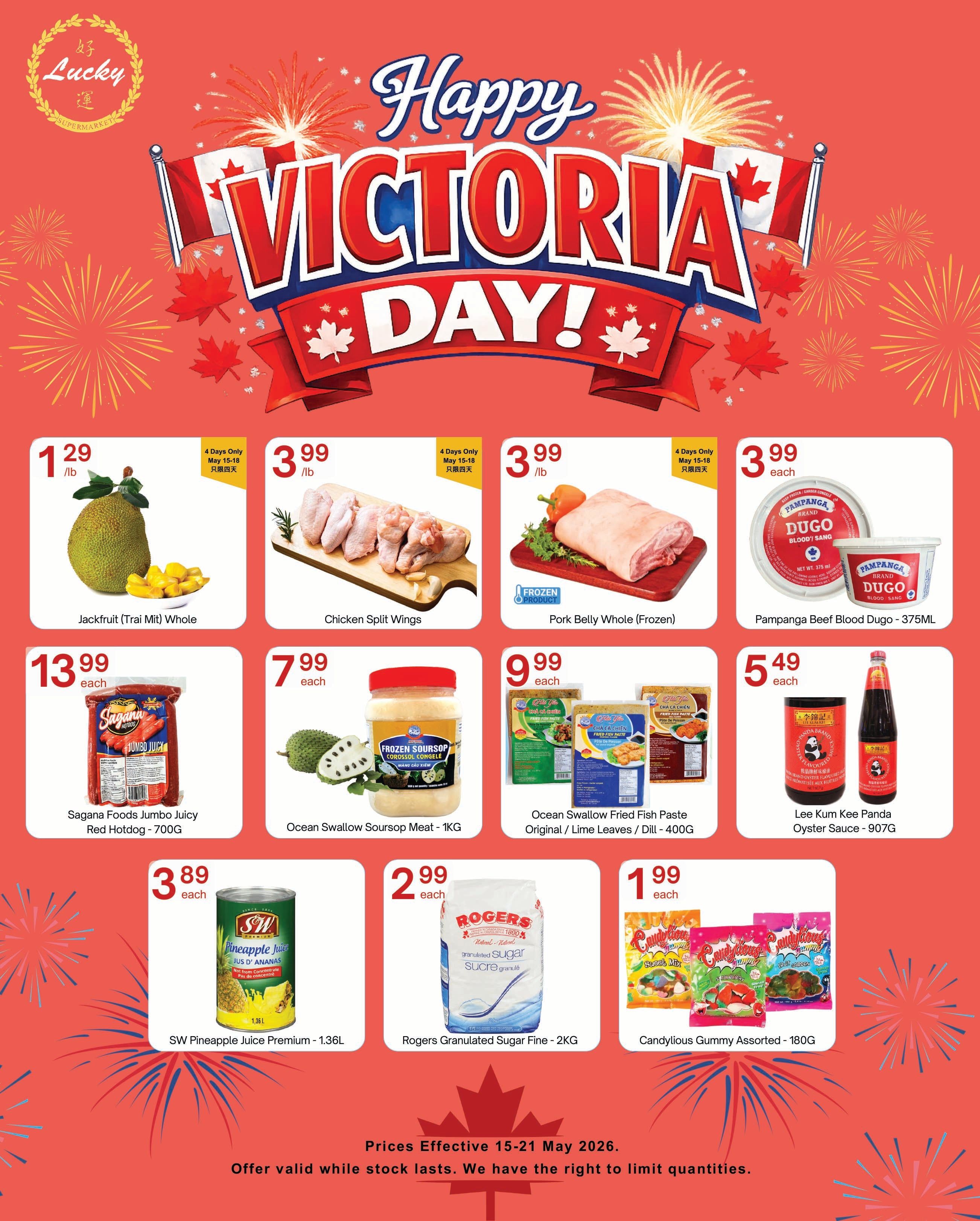 Lucky Supermarket (Winnipeg) Flyer May 15 to 21