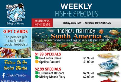 Big Al's (Mississauga) Weekly Specials May 15 to 21