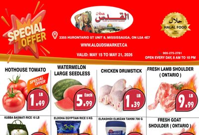 Al-Quds Supermarket Flyer May 15 to 21
