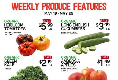 Pomme Natural Market Weekly Produce Flyer May 19 to 25