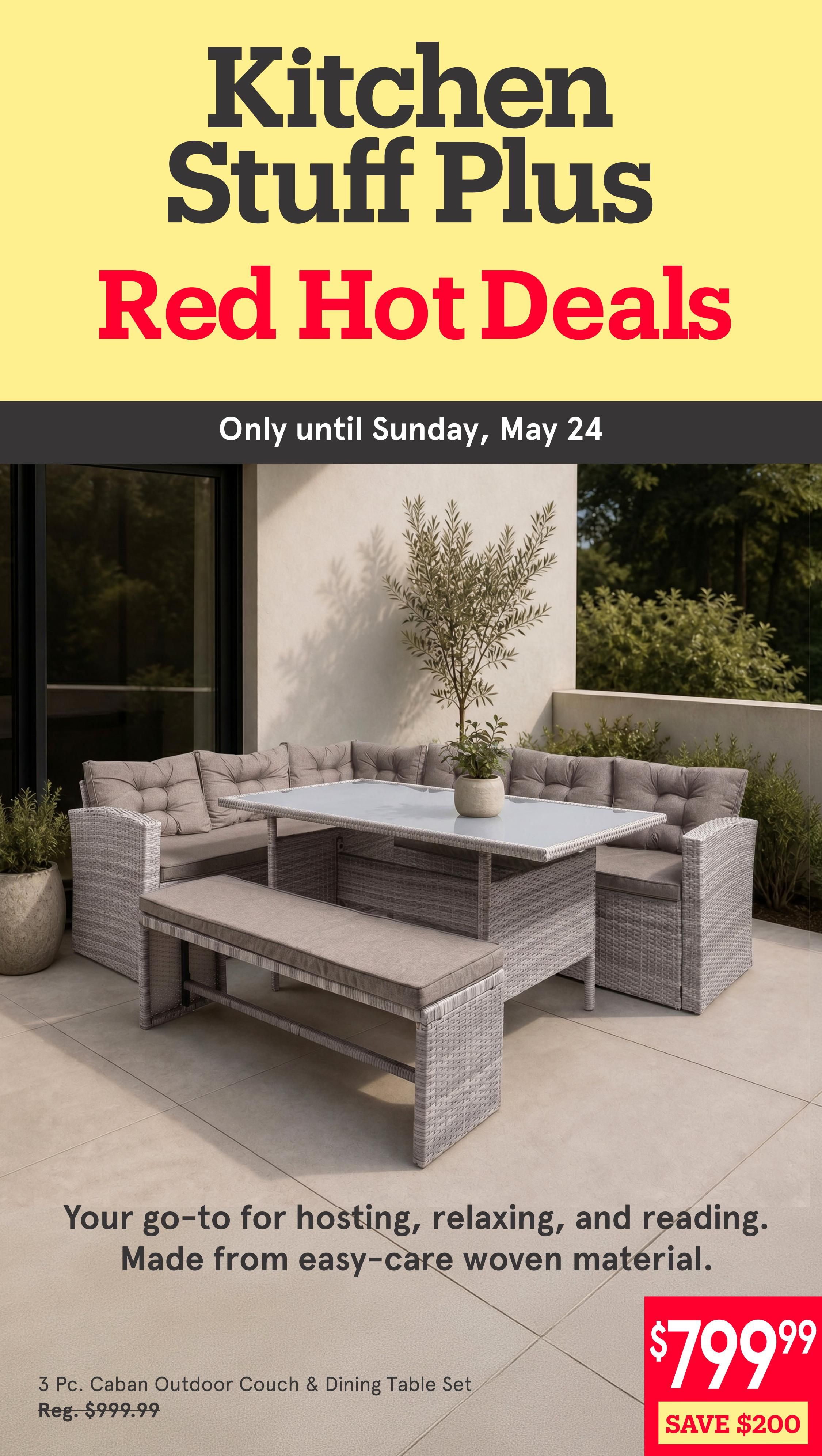 Kitchen Stuff Plus Red Hot Deals Flyer May 19 to 24