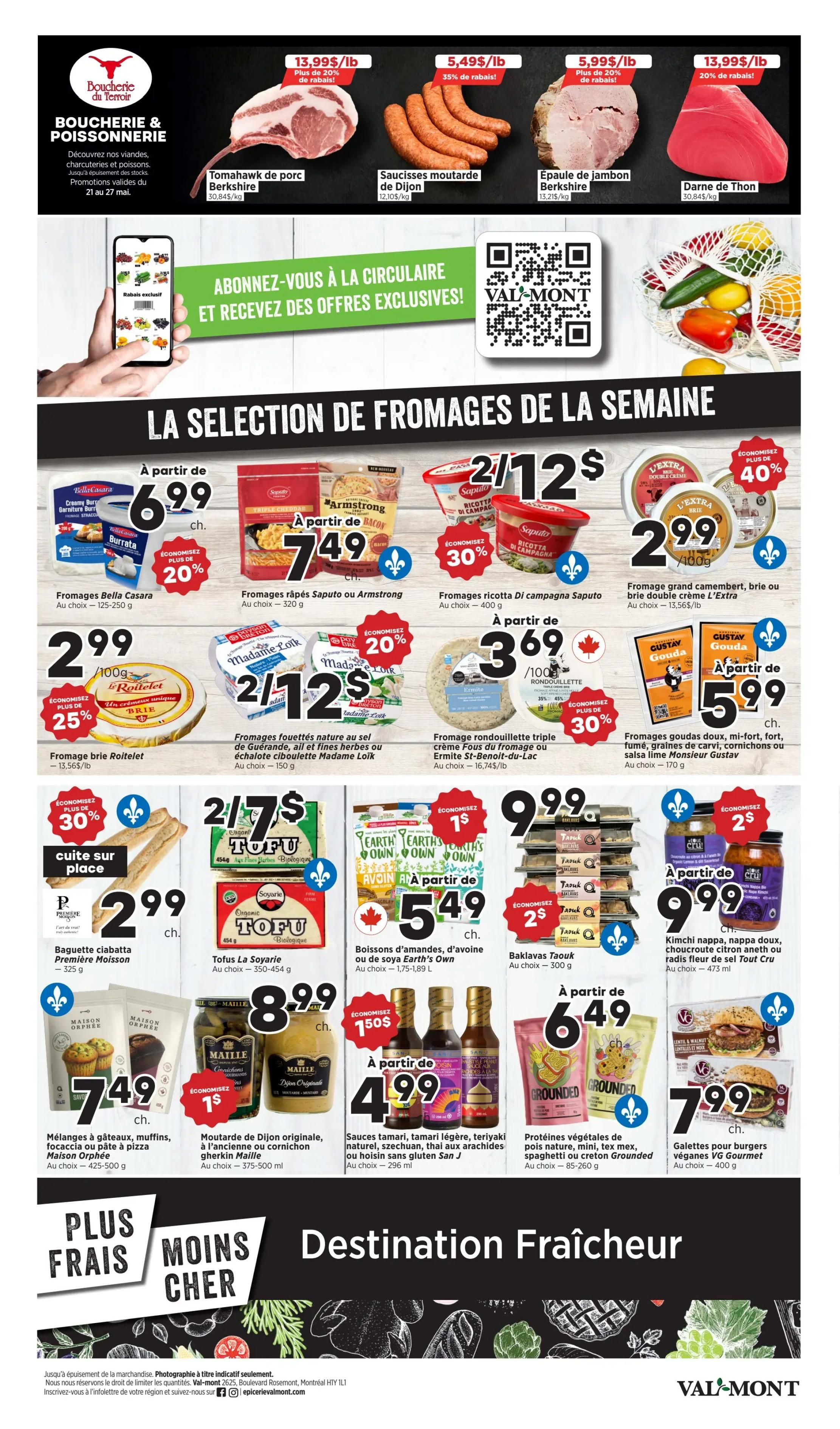 Val-Mont Flyer May 21 to 27