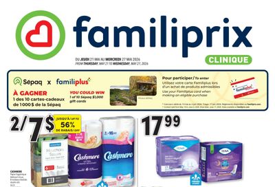 Familiprix Clinique Flyer May 21 to 27