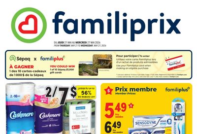 Familiprix Flyer May 21 to 27