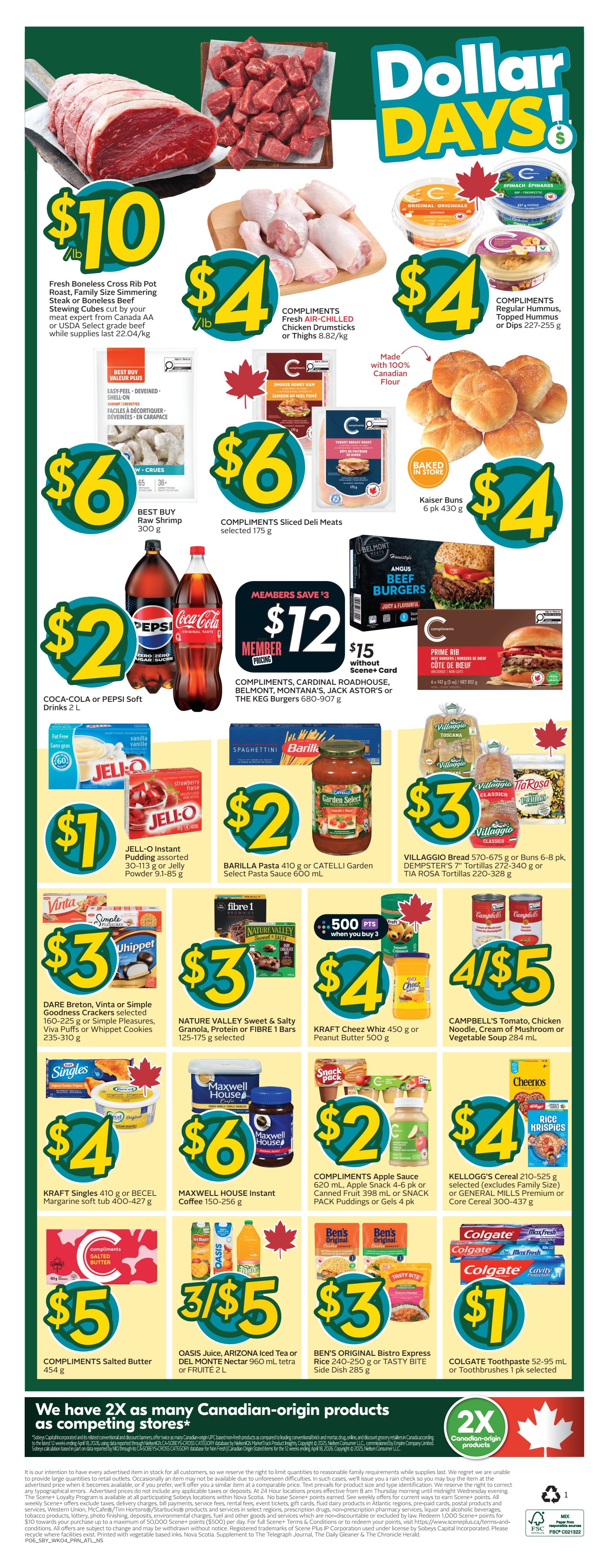 Sobeys (Atlantic) Flyer May 21 to 27