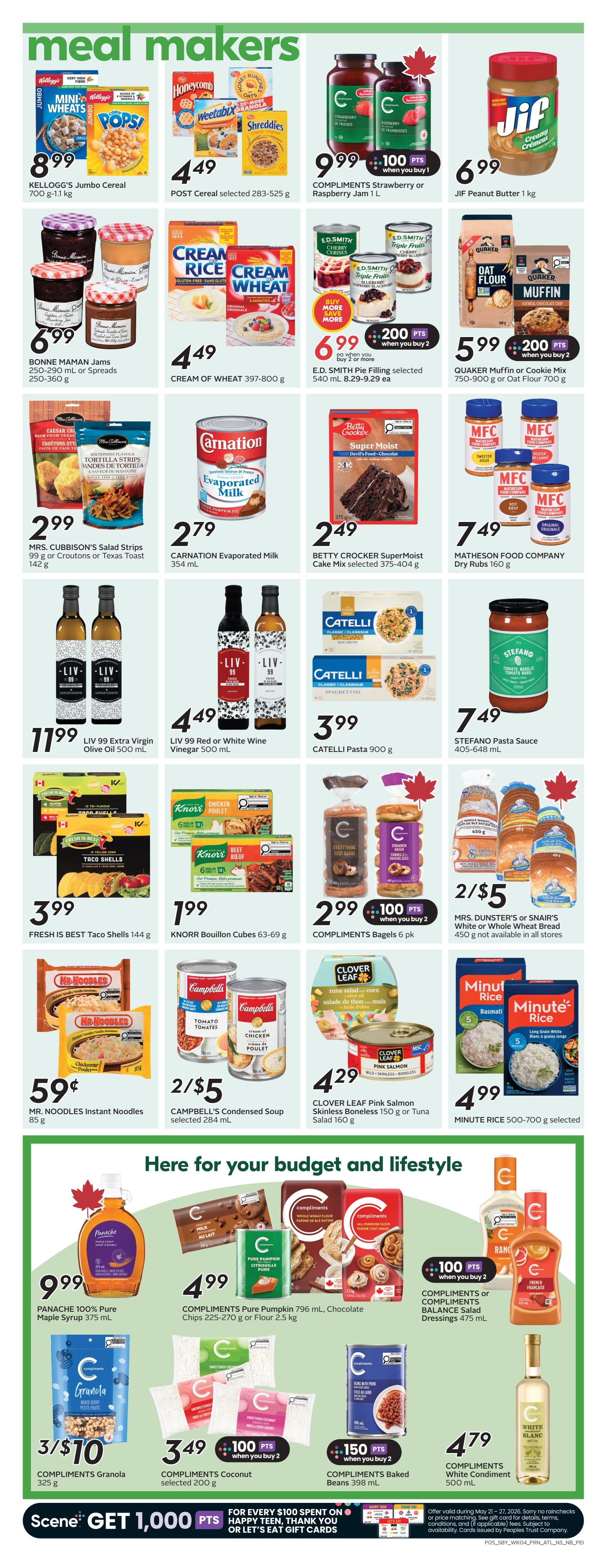 Sobeys (Atlantic) Flyer May 21 to 27