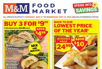 M&M Food Market (Atlantic, ON & West) Flyer May 21 to 27
