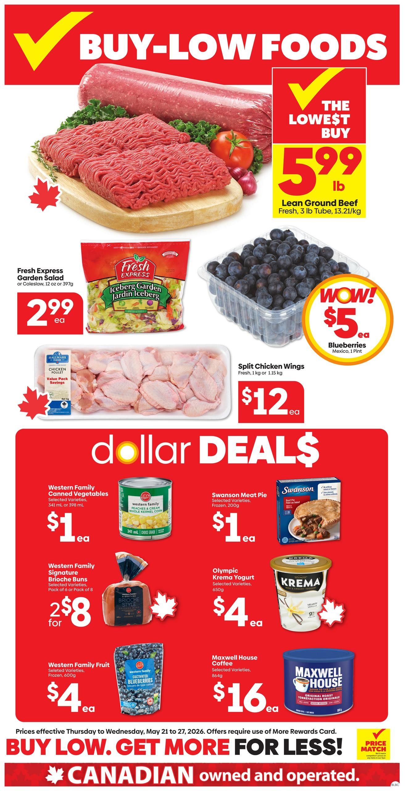 Buy-Low Foods Flyer May 21 to 27