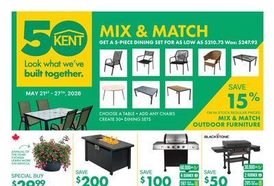 Kent Building Supplies Flyer May 21 to 27