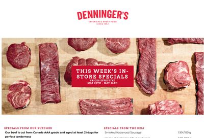 Denninger's Weekly Specials May 20 to 26
