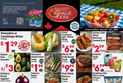 Tru Value Foods Flyer May 20 to 26