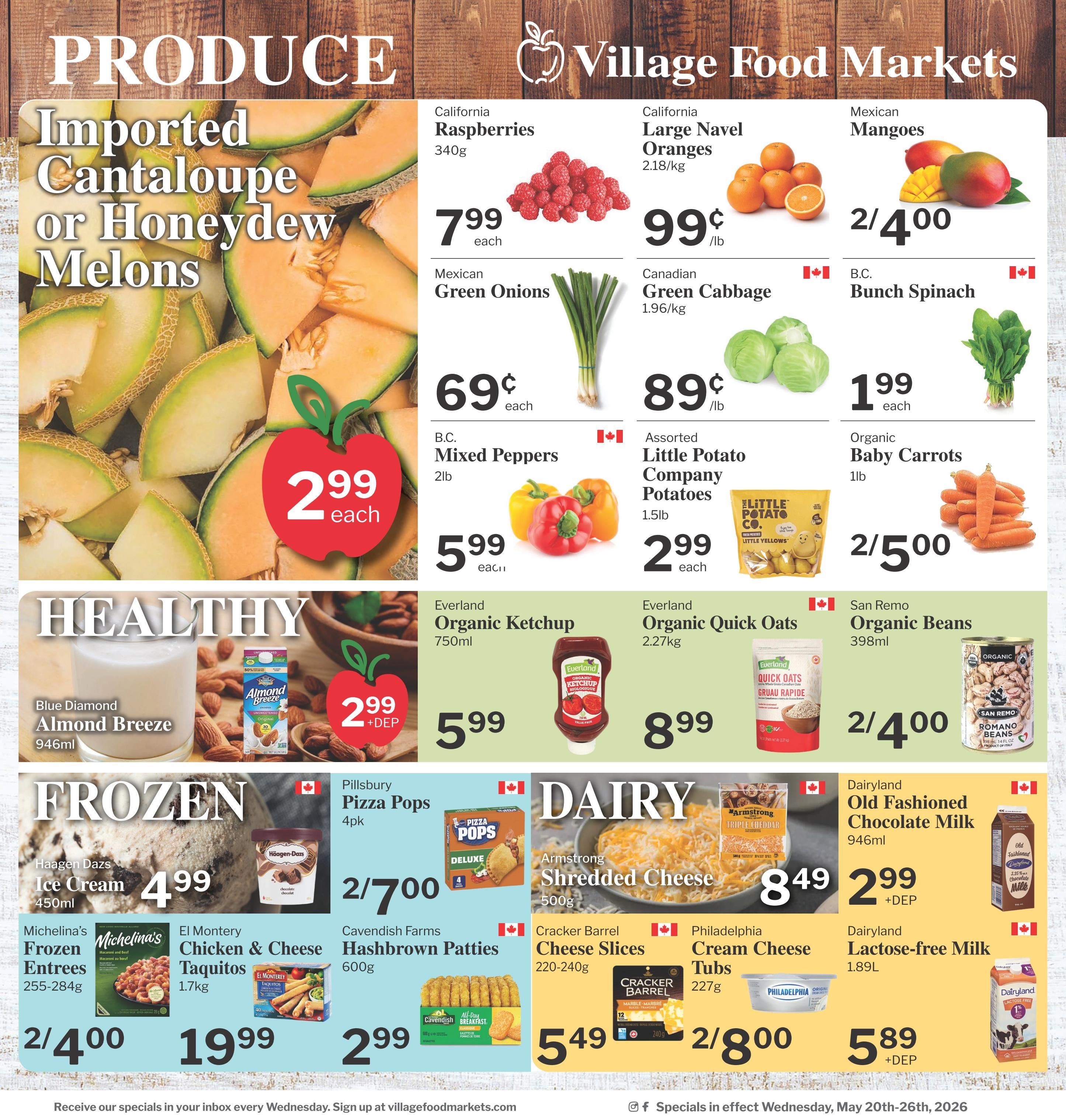 Village Food Markets Flyer May 20 to 26