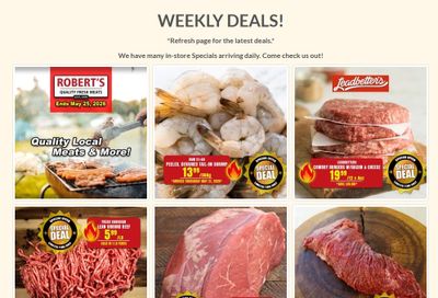 Robert's Quality Fresh Meats Flyer May 18 to 25