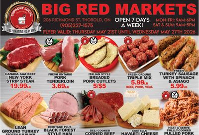 Big Red Markets Flyer May 21 to 27