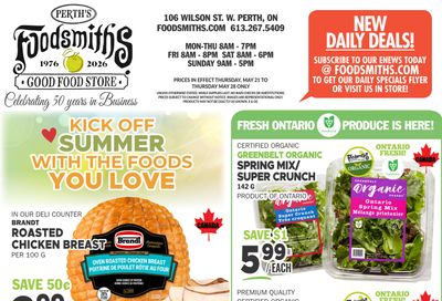 Foodsmiths Flyer May 21 to 28