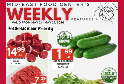 Mid-East Food Centre Flyer May 21 to 27