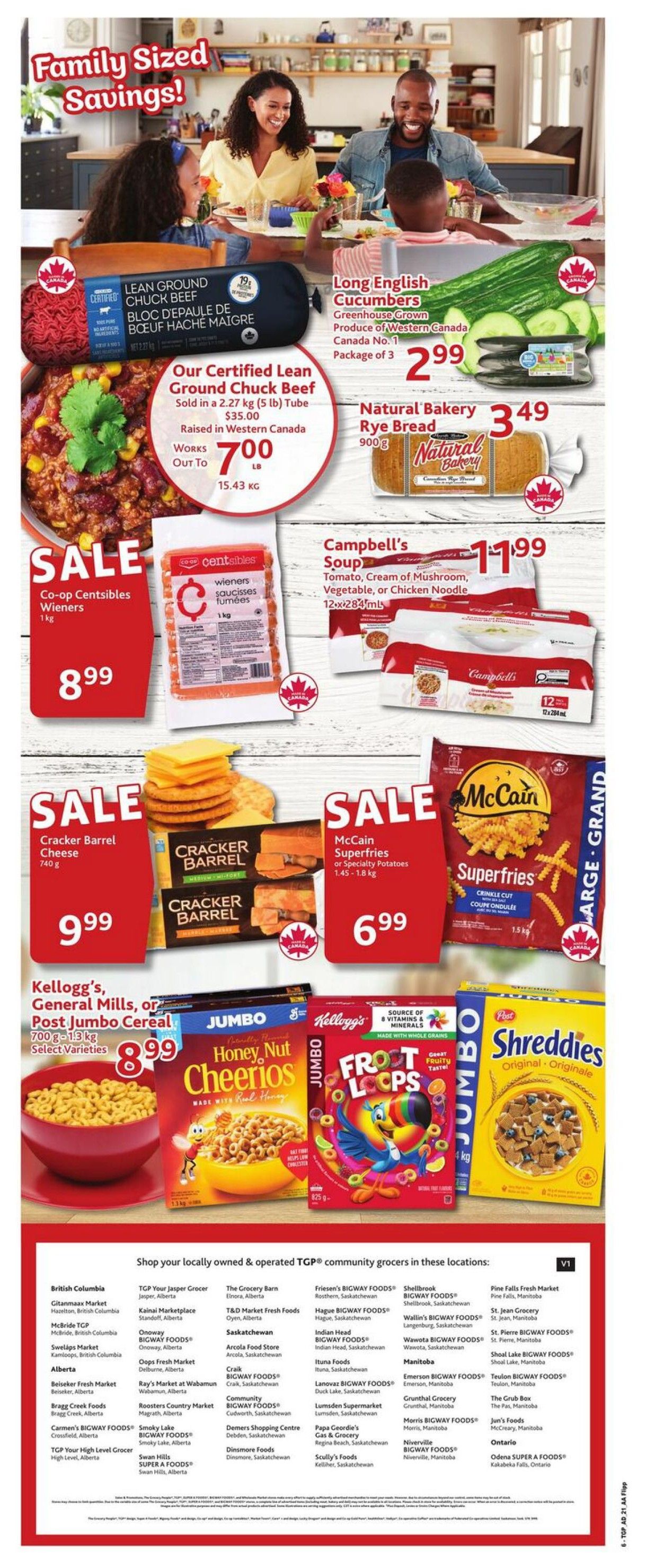 TGP The Grocery People Flyer May 21 to 27