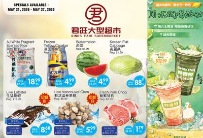 Kings Fair Supermarket Flyer May 21 to 27
