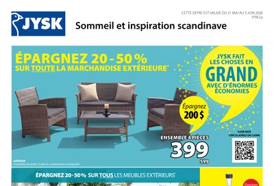 JYSK (QC) Flyer May 21 to June 3