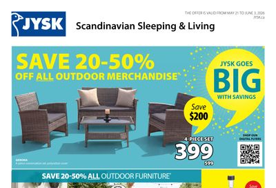 JYSK Flyer May 21 to June 3