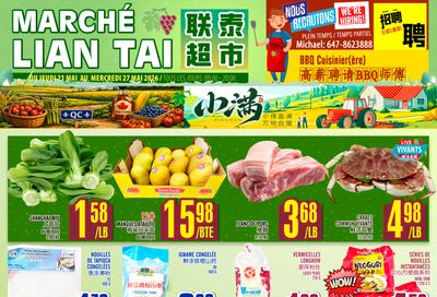 Marche Lian Tai Flyer May 21 to 27