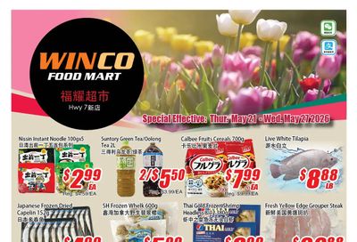 WinCo Food Mart (HWY 7) Flyer May 21 to 27