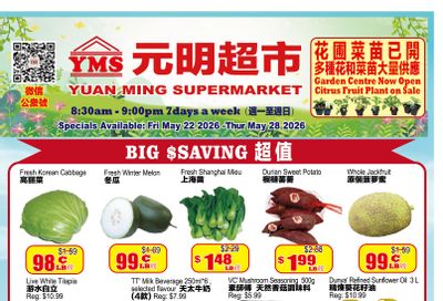 Yuan Ming Supermarket Flyer May 22 to 28