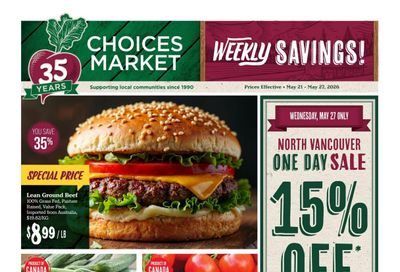 Choices Market Flyer May 21 to 27