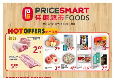 PriceSmart Foods Flyer May 21 to 27