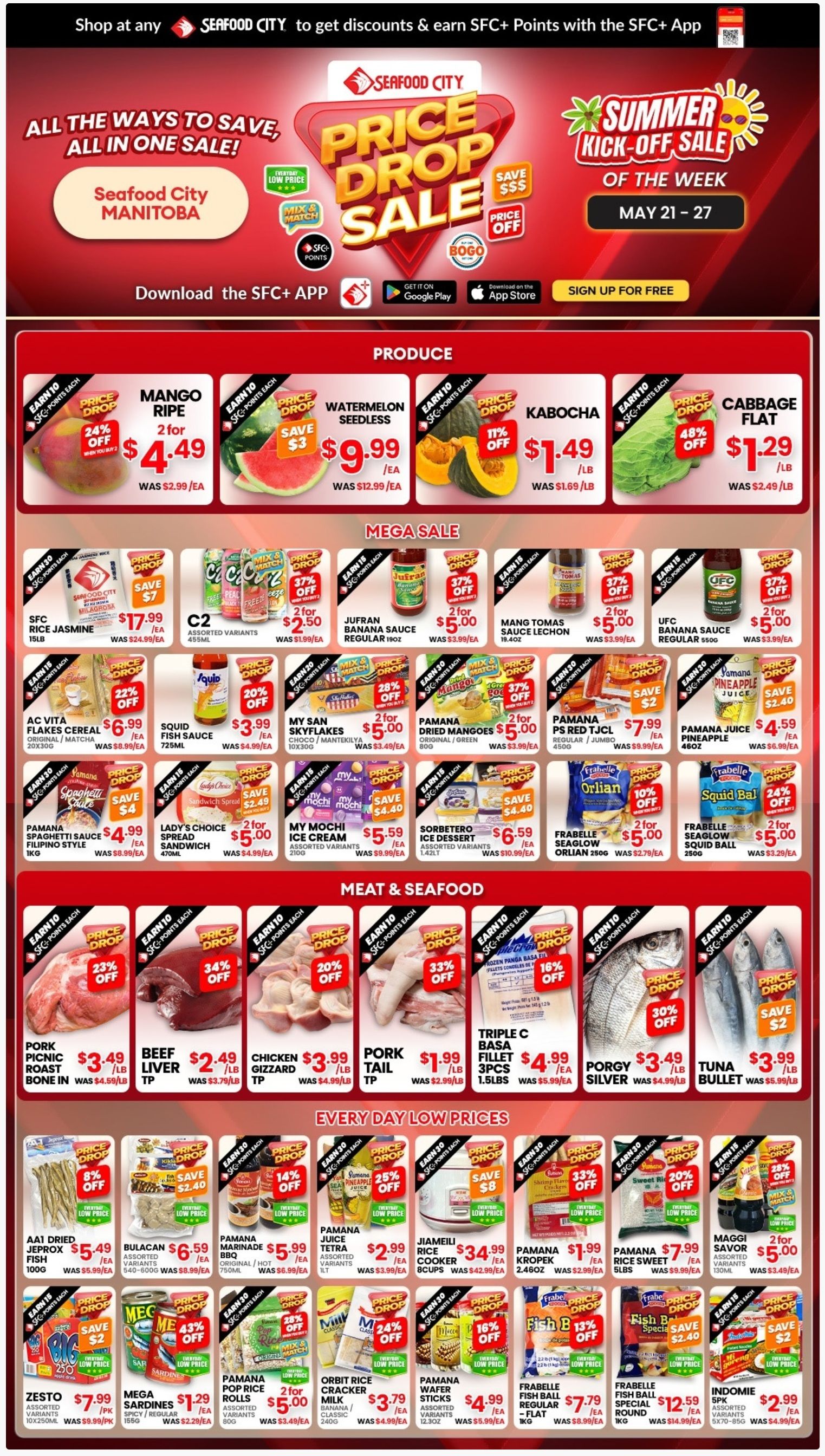 Seafood City Supermarket (MB) Flyer May 21 to 27