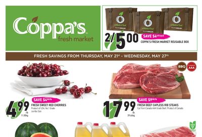 Coppa's Fresh Market Flyer May 21 to 27