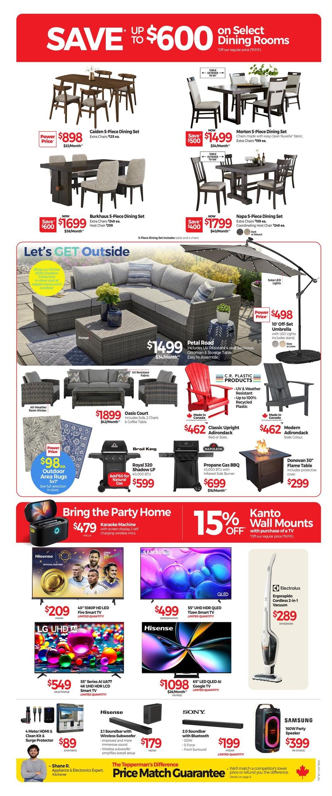 Tepperman's Flyer May 22 to 28