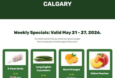 H&W Produce Flyer May 21 to 27