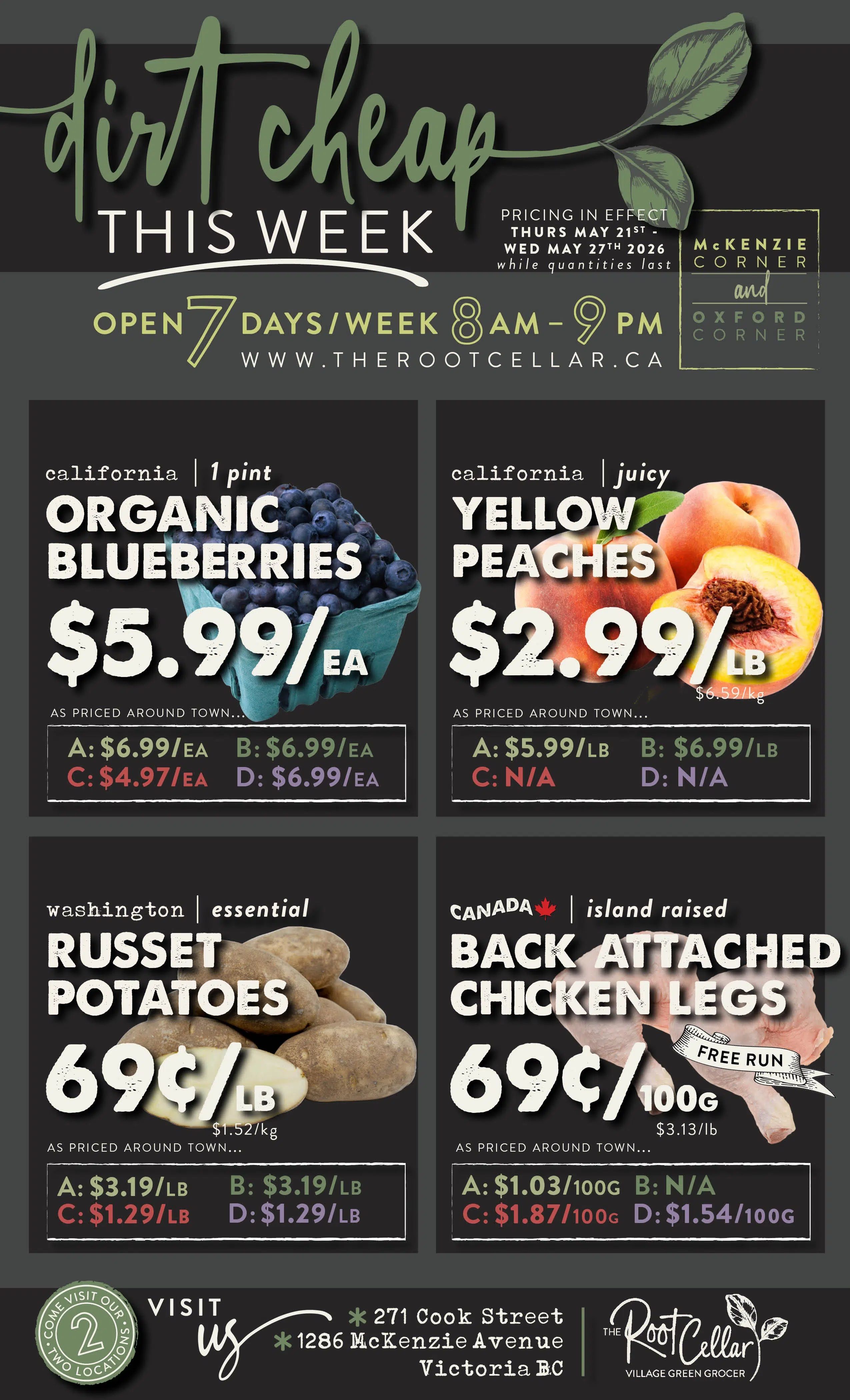 The Root Cellar Flyer May 21 to 27