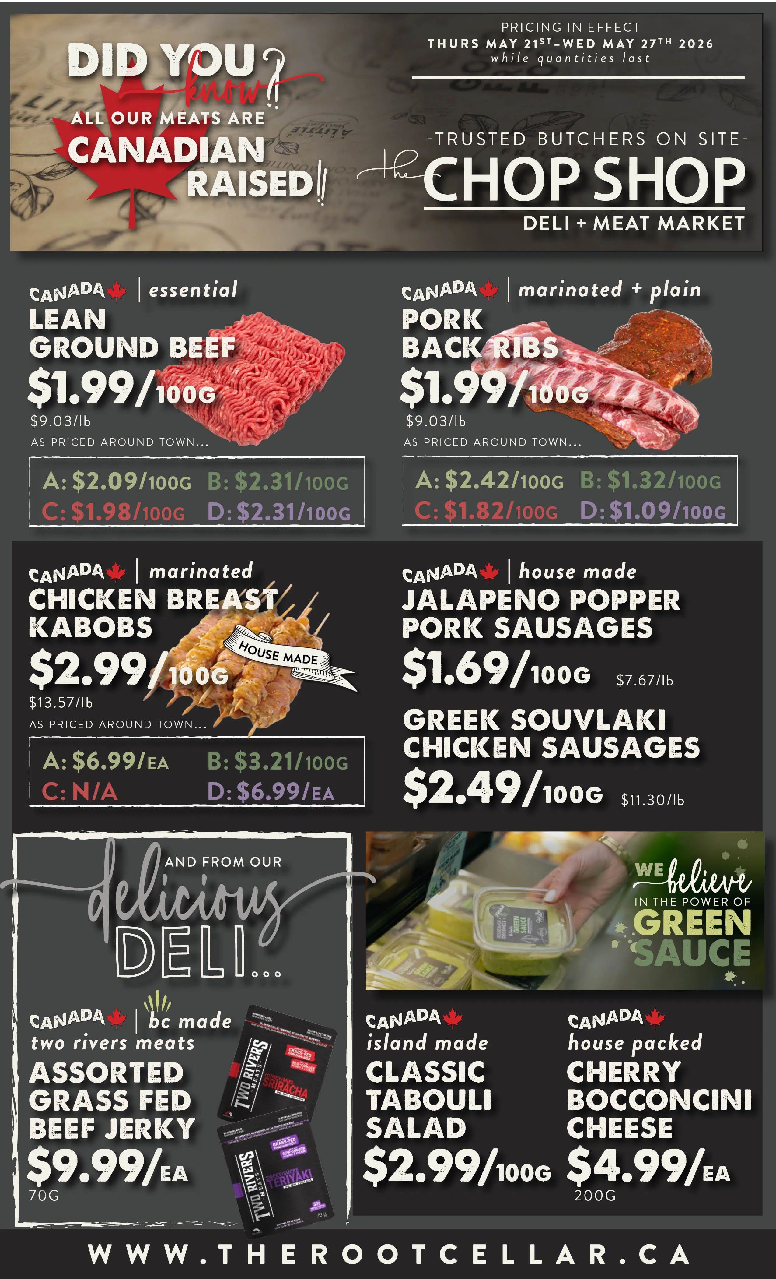 The Root Cellar Flyer May 21 to 27