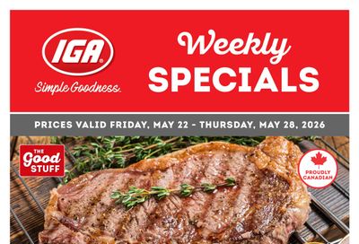 IGA Stores of BC Flyer May 22 to 28
