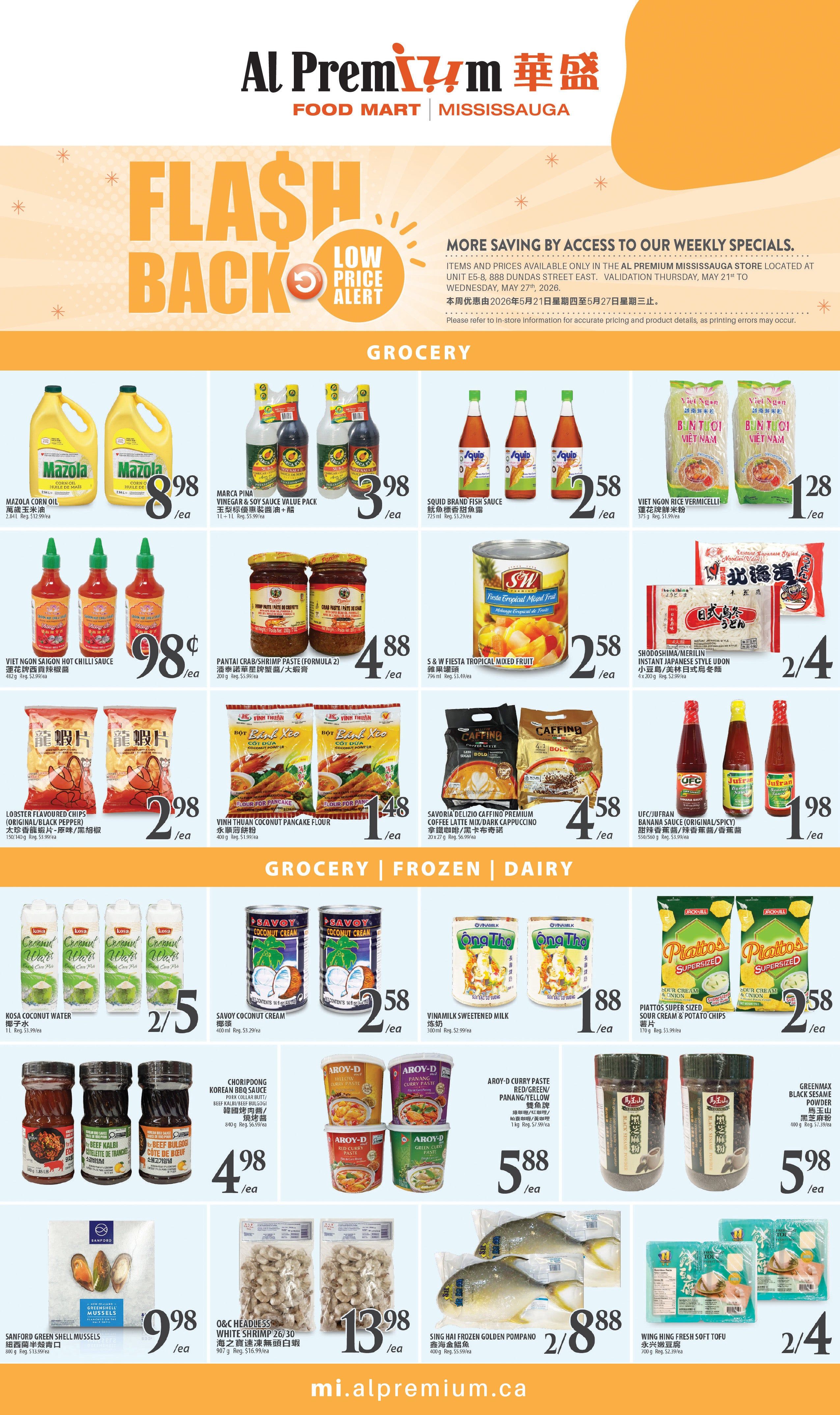 Al Premium Food Mart (Mississauga) Flyer May 21 to 27