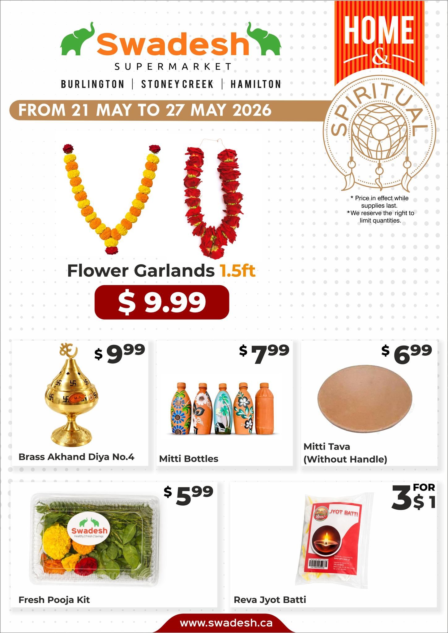 Swadesh Supermarket Flyer May 21 to 27