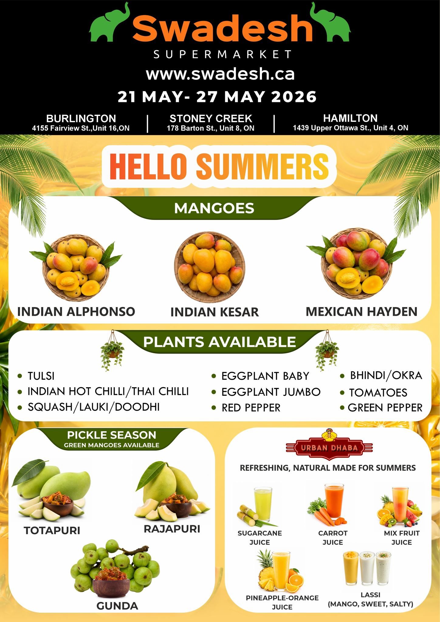 Swadesh Supermarket Flyer May 21 to 27