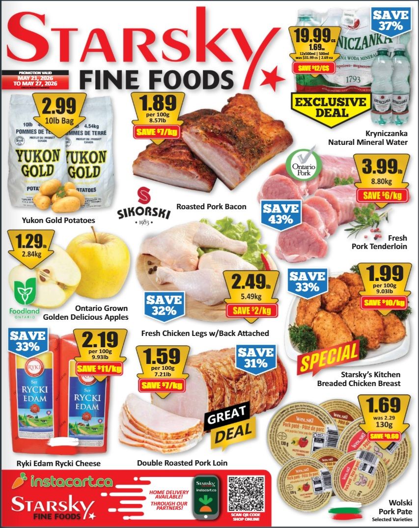 Starsky Foods Flyer May 21 to 27