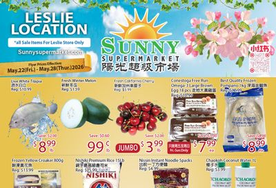 Sunny Supermarket (Leslie) Flyer May 22 to 28