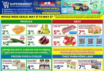 88 Supermarket Flyer May 21 to 27