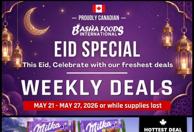 Basha Foods International Flyer May 21 to 27