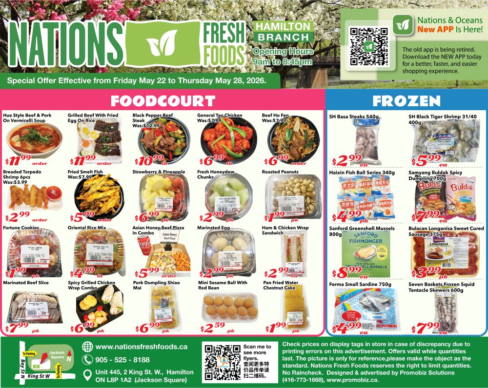 Nations Fresh Foods (Hamilton) Flyer May 22 to 28