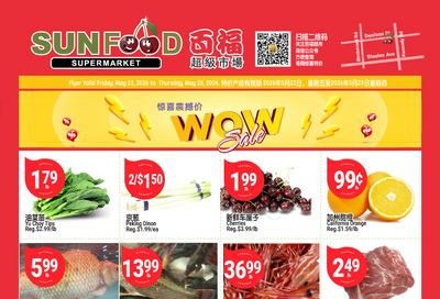 Sunfood Supermarket Flyer May 22 to 28