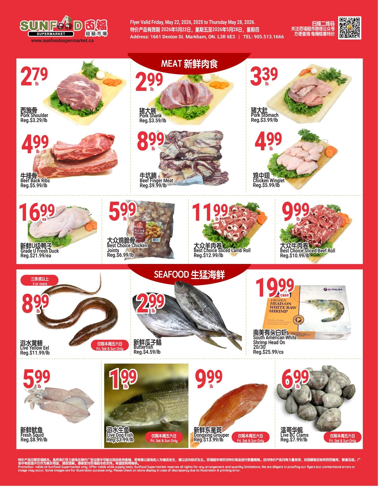 Sunfood Supermarket Flyer May 22 to 28