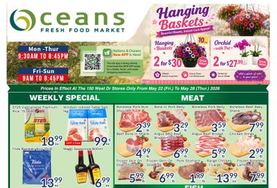 Oceans Fresh Food Market (Brampton) Flyer May 22 to 28