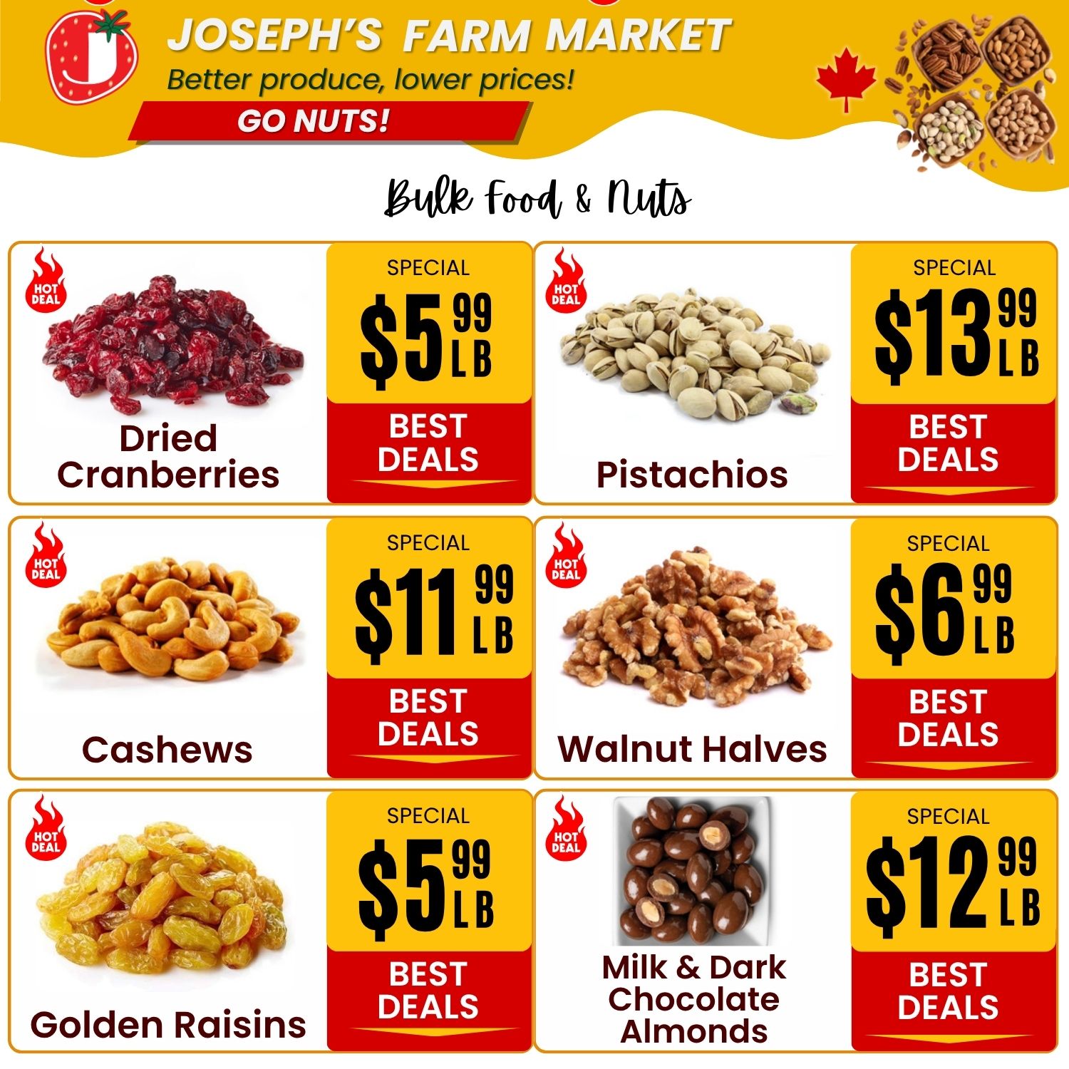 Joseph's Farm Market Flyer May 22 to 27
